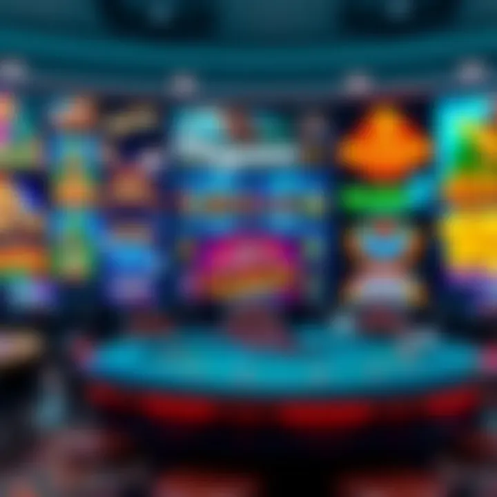 Variety of Games Offered at Playamo Casino Illustration of diverse casino games available including slots, table games, and live dealer options