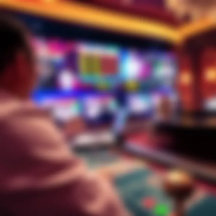 Professional live casino dealer engaging with players through a high-definition video stream