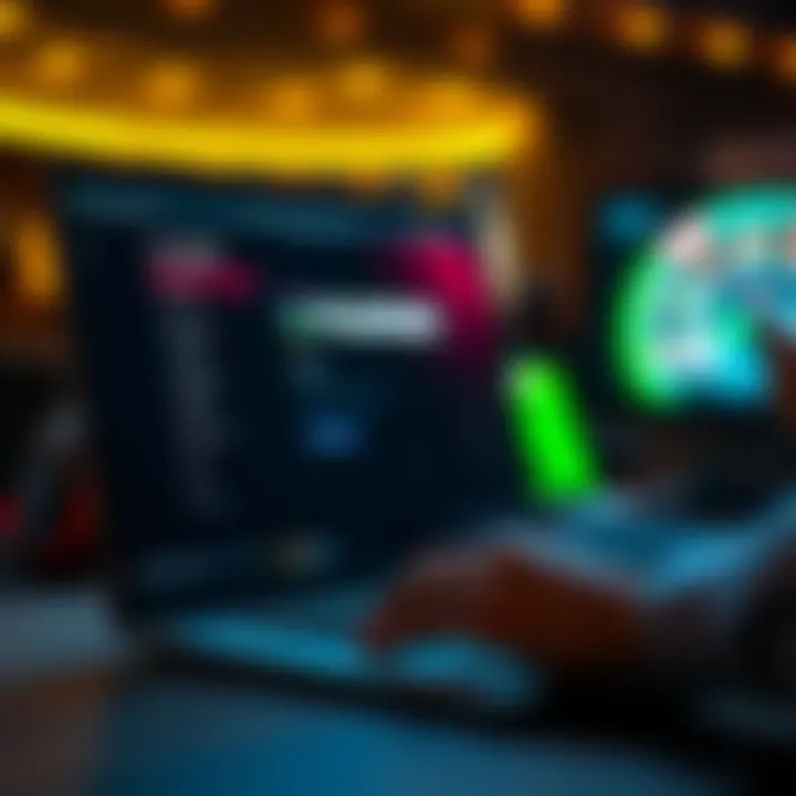 User entering credentials to log into Playamo platform on a laptop