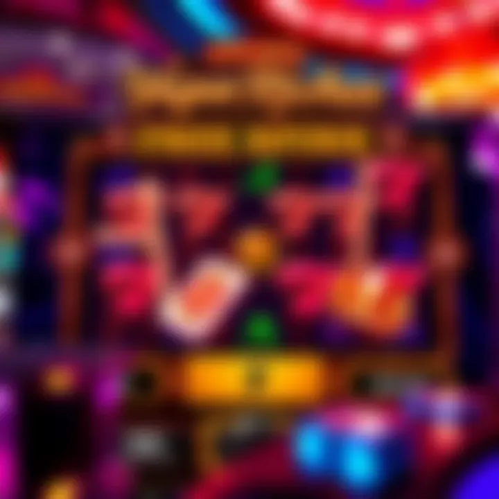 Bonus round interface of Vegas Riches slot highlighting free spins and special features