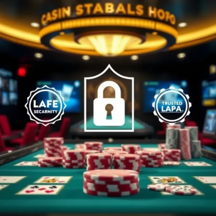 Secure online gambling platform with advanced encryption and trusted licensing symbols
