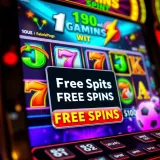 A vibrant online pokies game interface showcasing spinning reels with colorful symbols and free spins notification