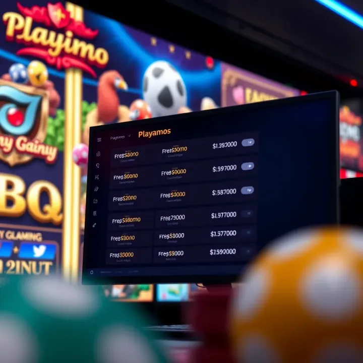 Overview of Playamo Bonus Codes Illustration showing various Playamo bonus codes displayed on a digital screen with casino-themed graphics in the background
