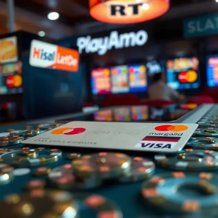 Illustration of various digital payment methods available on PlayAmo platform