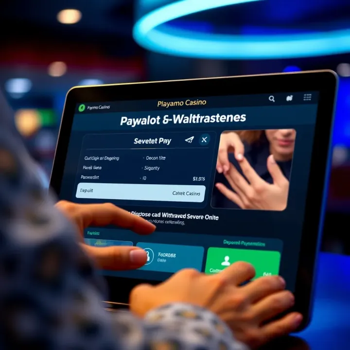 Secure online payment interface showing quick deposit and withdrawal confirmation