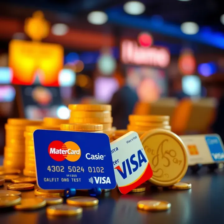 Secure online payment methods with icons representing credit cards and e-wallets