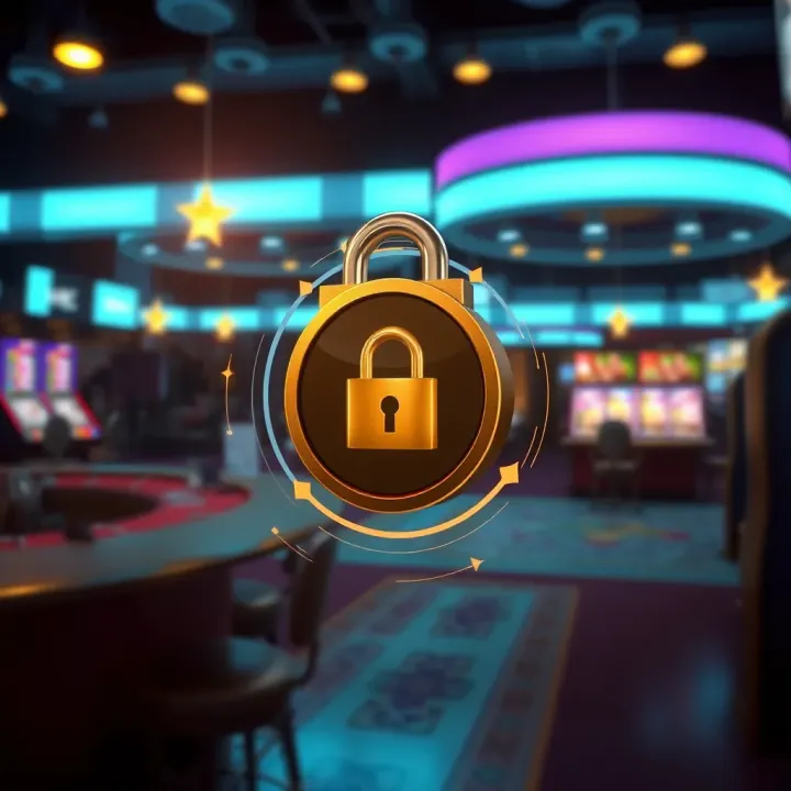 Robust Security Features Ensuring Safe Play Secure digital lock symbolizing advanced online protection measures