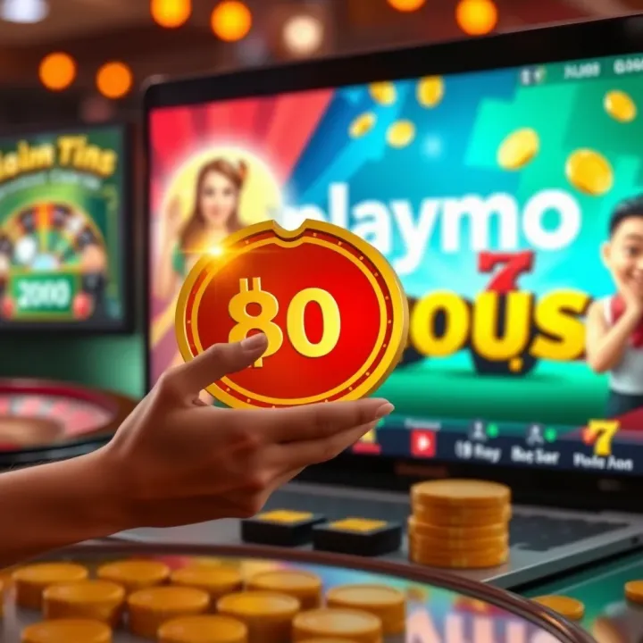 Claiming Free Bonuses at PlayAmo Illustration of free bonus rewards being claimed on an online casino platform