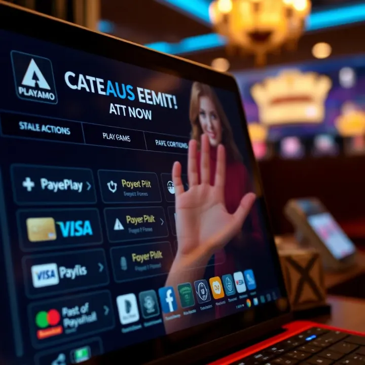 Safe and Convenient Payment Methods on PlayAmo Secure online transaction interface with payment options visible