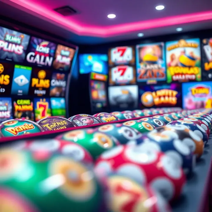 Colorful online casino games selection on Playamo platform