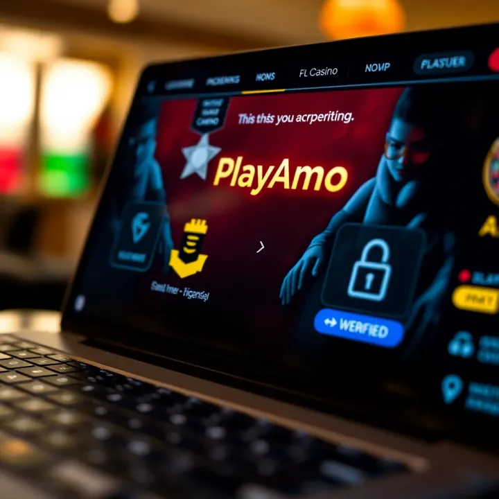 A secure online casino interface showing verified licensing and encryption icons