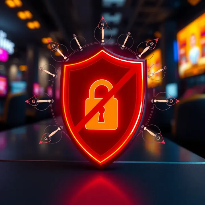 Security Measures to Block Unwanted Gaming Texts Illustration of a shield protecting a smartphone symbolizing security measures against unsolicited gaming-related text messages