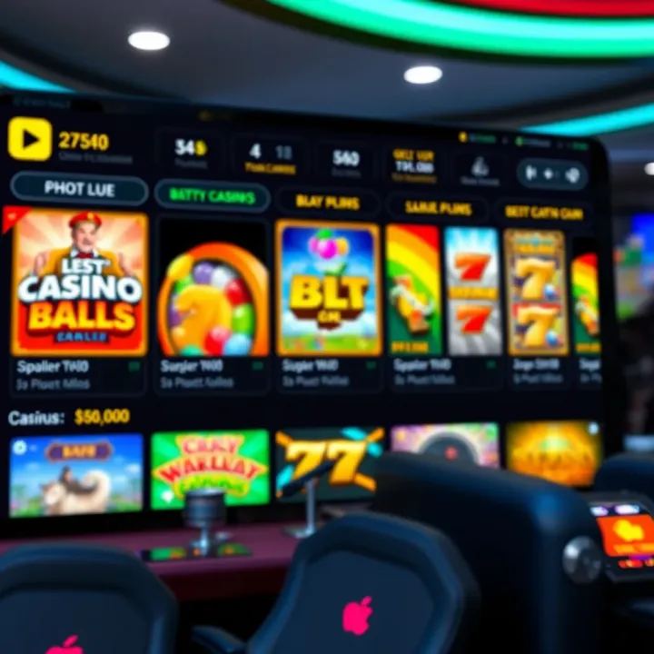 Navigating Online Casinos with Low Deposit Requirements Online casino interface displaying various slot games with a focus on affordable deposit options