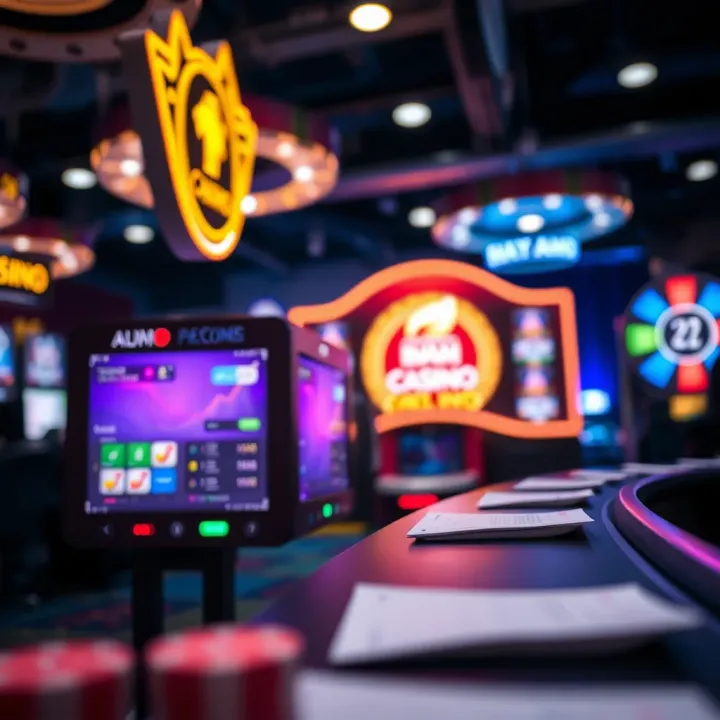 Digital Records and Data Management in Online Casinos Illustration showing digital records and data management for online casino trust