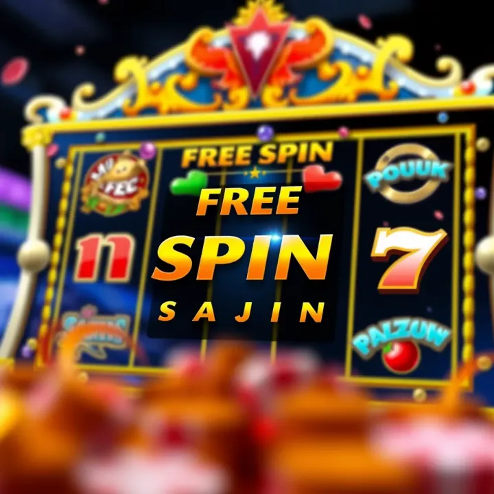 Illustration showing the concept of free spins being awarded on a digital casino slot interface