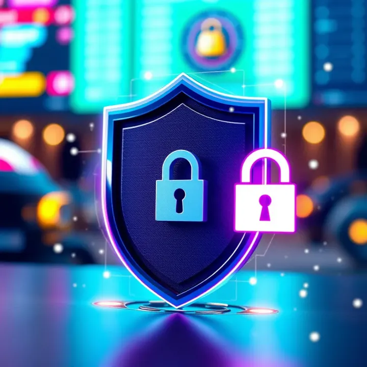 Ensuring Account Security on Playamo Visual representation of account security with shield and lock icons